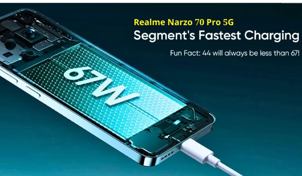 Some of the key features of the Realme Narzo 70 Pro 5G phone