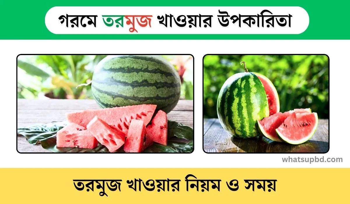 গরমে তরমুজ খাওয়ার উপকারিতা