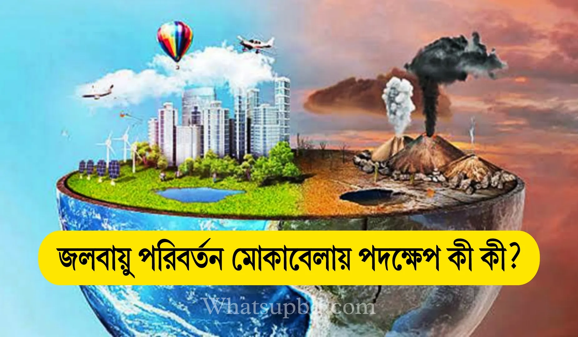 জলবায়ু পরিবর্তন মোকাবেলায় পদক্ষেপ