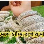 চান্দি রুপার দাম কত, চান্দি রুপার দাম, ১ ভরি চান্দি রুপার দাম কত,