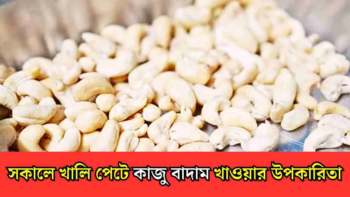 সকালে খালি পেটে কাজু বাদাম খাওয়ার উপকারিতা