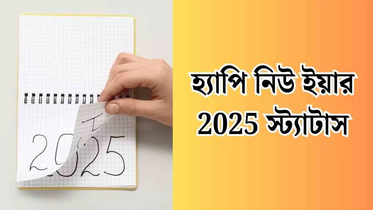 অনেকগুলো হ্যাপি নিউ ইয়ার 2025 স্ট্যাটাস - দেখুন।