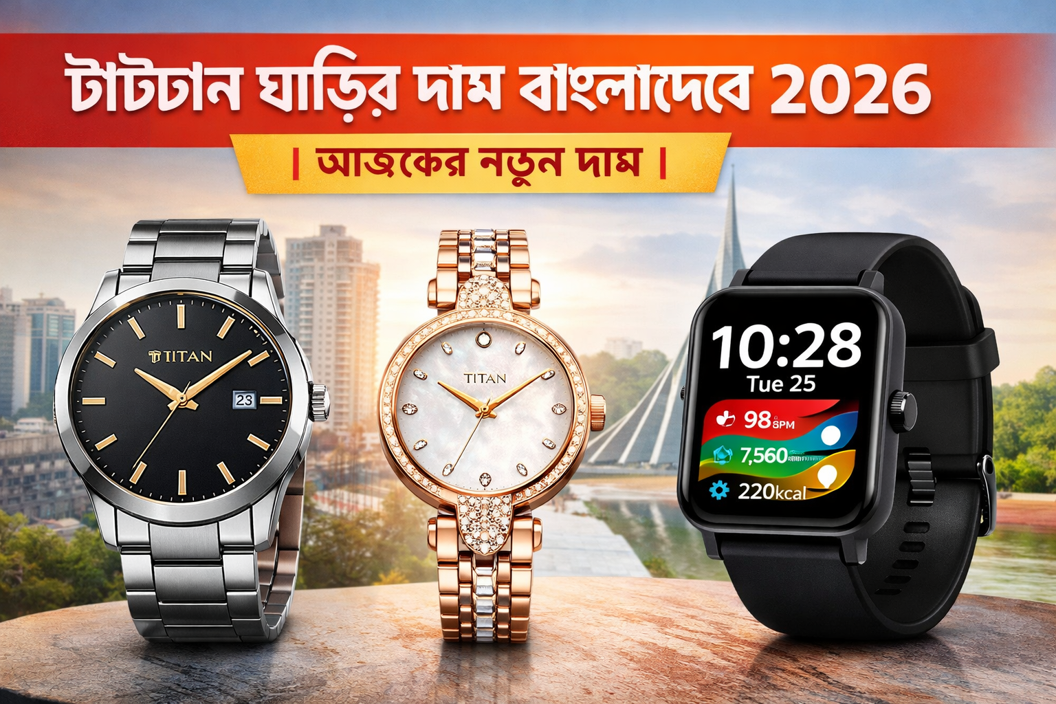 টাইটান ঘড়ির দাম বাংলাদেশে ২০২৬ | Titan Watch Price in BD (আজকের নতুন দাম)